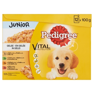 Pedigree Multipack Maaltijdzakjes Junior 12x100 Gr