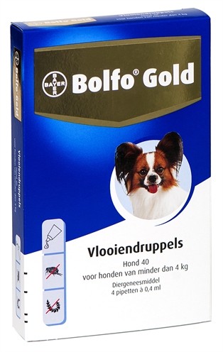 Bolfo Gold Hond Vlooiendruppels Tot 4 Kg