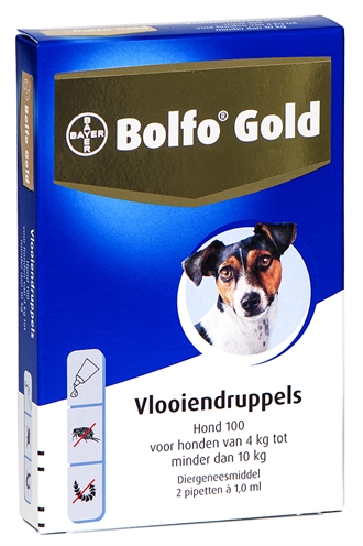 Bolfo Gold Hond Vlooiendruppels 4-10 Kg