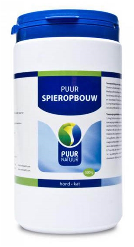 Puur spieropbouw hond&kat