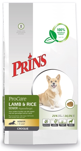 Prins Procare Croque Lam/Rijst Senior Hypoallergeen 10 Kg