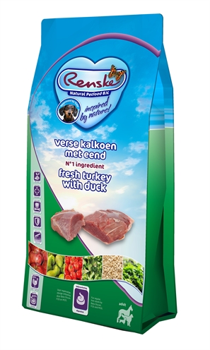 Renske Super Premium Adult Kalkoen / Eend 2 Kg