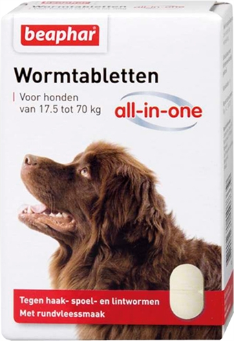 Beaphar wormtablet allinone hond