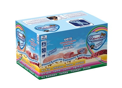 Renske Vers Vlees Multi Graanvrij 12x395Gr Grootverpakking