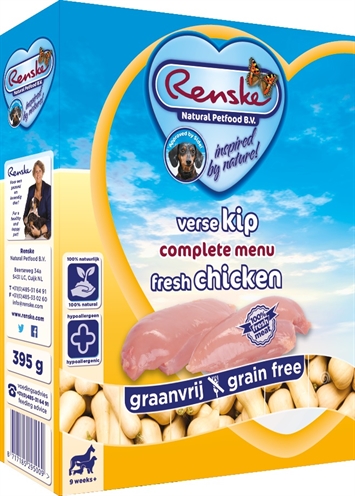 Renske Vers Vlees Kip Graanvrij 10x395Gr Grootverpakking