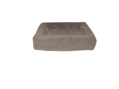 Bia Bed fleece Hoes hondenmand taupe 60x50x12 cm.