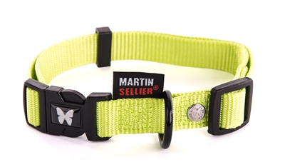 Martin sellier halsband nylon groen verstelbaar 40-55CM