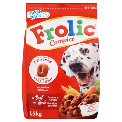 Frolic Met Rundvlees 5 x 1.5 Kg