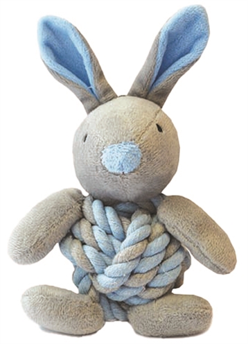 Little rascals knottie bunny touwbal konijn blauw