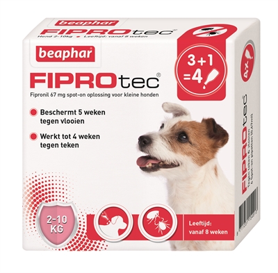Beaphar fiprodog hond tegen teken en vlooien