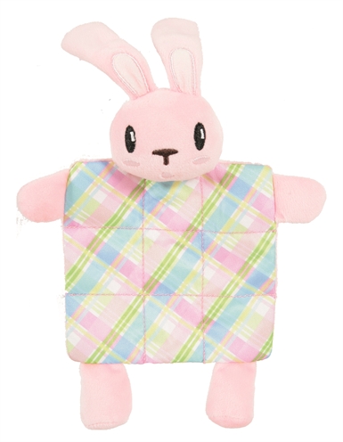 Zolux puppy plush plaid roze
