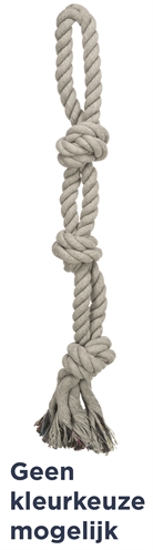 Trixie werp flostouw 3knoop multicolor