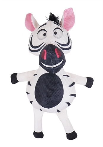 Safari zebra van stevig nylon zwart/wit