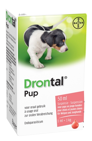 Bayer drontal ontworming pup