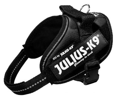 Julius K9 Power-Harnas/Tuig Nylon Zwart 61 x 3 cm