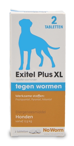 Exil hond no worm tabletten